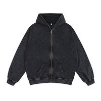 Kadın Siyah Kışlık Fermuarlı Kapüşonlu Üst, Ön Logolu Günlük Uzun Kollu Polar Sweatshirt Ceket (Kişiselleştirilebilir) Çevre Dostu Rüzgar Geçirmez