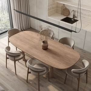 Modern <b>Dining</b> <b>Table</b> Wooden <b>Dining</b> <b>Table</b> With <b>8</b> Chairs Antique Style <b>Dining</b> <b>Table</b> <b>for</b> <b>Dining</b> Room <b>For</b> Home Villa Apartment - Product Image 1