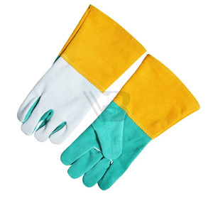 High Quality Welding Safety Work <b>Gloves</b> Palm Protective Welding Cow Leather Heavy Duty Safety <b>Gloves</b> Manufacturer Supplier - Product Image 3