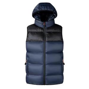 Gilet matelassé sans manches pour homme, poids lourd, isolé, imperméable, écologique, respirant, rembourré en coton, pour activités de plein air, randonnée, voyage - Product Image 4