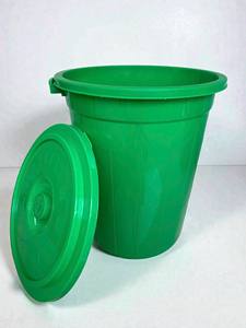 High Quality Food Grade Round <b>Rice</b> <b>Storage</b> Barrel Plastic Grain <b>Storage</b> Container With Measuring Tool International Wholesale - Product Image 3