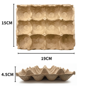 Vente d'usine, best-seller, plateau à œufs en carton, ne se casse pas facilement, emballage en pulpe de papier de qualité supérieure, plateau pour 12 œufs - Product Image 3