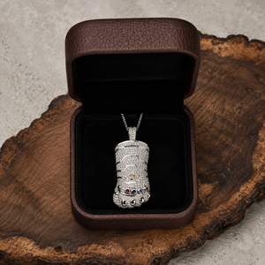 Custom Hip Hop Iced Out <b>Glove</b> Pendant 925 <b>Silver</b> VVS Moissanite Fully Paved Bling Hip Hop Jewelry Charm - Product Image 5