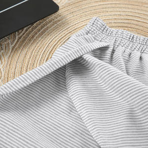 Women's Shorts <b>set</b> Spring and Summer Fashion Shorts 100% Cotton Solid Color Shirt Suit Women Casual Loose Short Sleeve OEM ODM - Product Image 2