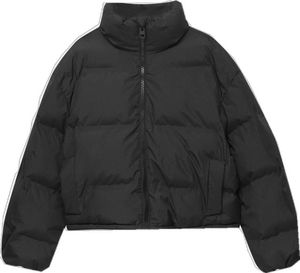 Blouson d'hiver pour homme, style streetwear, conception OEM, usage décontracté, prix bas, logo personnalisé sur le devant, blousons matelassés pour homme en vente - Product Image 3