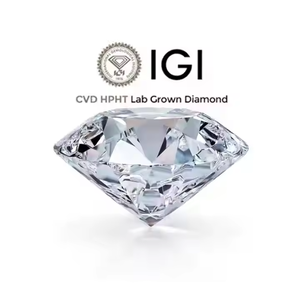 Diamante de Laboratorio IGI CVD con Corte Ovalado Color F Claridad VVS1 Facetado Refinado con Brillo Intenso - Product Image 3
