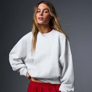 Sudadera con Capucha Personalizada con Logotipo, Cuello Alto, Peso Medio, Tejido Acanalado, 100% Algodón, Corte Holgado, Transpirable, para Mujer - Product Image 3