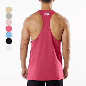 Débardeur de sport décontracté pour homme |   Vêtements de sport 100% coton tricoté, séchage rapide, respirant, écologique |   Fabricant OEM en gros - Product Image 6