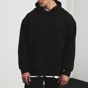 Wholesale Unisex stock 100% Cotton <b>Hoodie</b> Pullover High Quality Mens Blank Oversized <b>Fleece</b> <b>Hoodie</b> - Product Image 2