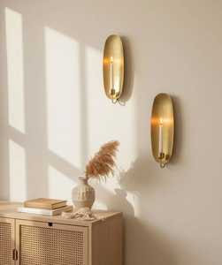 โคมไฟติดผนังทองเหลืองรูปทรงแฟนซีตกแต่งบ้านทนทาน - Product Image 3