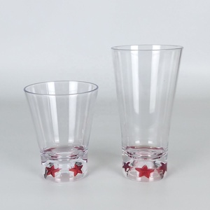 แก้วสูงแฟชั่นเก่าอะคริลิกดีไซน์รูปดาว - Product Image 6