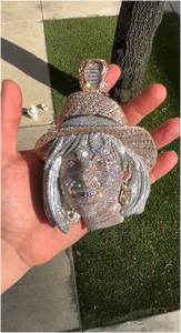 Joyería Hip Hop Personalizada, Colgante de Moissanita, Plata 925, Chapado en Oro de 10K, Diamantes Simulados, Colgante Hip Hop Personalizado - Product Image 2