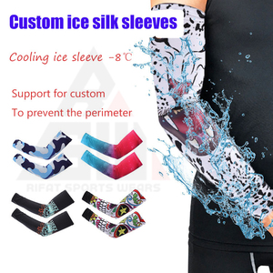 Al por mayor: Manga de pesca transpirable con protección solar, con logo frontal y puño con estampado de tatuaje, para ciclismo, para hombres y mujeres - Product Image 3