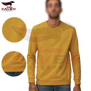 Sudadera Personalizada de Algodón 100% Grueso, Sudadera Lisa de Alta Calidad al por Mayor, Sudadera de Felpa de 400 g/m², Sudadera con Cuello Redondo para Hombre - Product Image 5