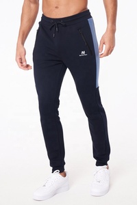 Survêtements de jogging personnalisés brodés pour hommes, coupe ajustée, 80% coton - 20% polyester, polaire respirant, cargo, pour hommes - Product Image 3