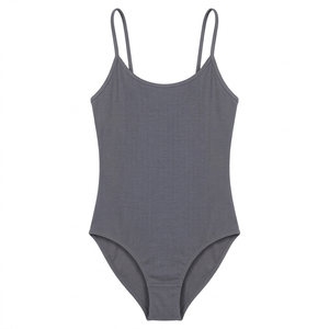 Leotardos sin Mangas para Adultos, Estilo Cheerleading, para Mujer, Sexy, con Tirantes, Espalda Baja, Color en Contraste, Colores Personalizados, Tela de Malla, Alta Calidad - Product Image 1