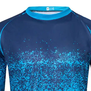 Camiseta de compresión de manga larga para hombre con protección UV, proveedor mayorista de camisetas deportivas de alto rendimiento, servicio OEM. - Product Image 4