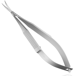 Highest Quality OEM ODM Durable Curved Design Stainless Steel Ultra-Fine Curved Blade Cuticle Spring Scissors <b>Nail</b> Grooming <b>Tool</b> - Product Image 1