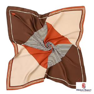 High Quality Premium Printed short <b>Scarf</b> Fabric White Label Service OEM ODM Textile Manufacturer Bali Custom Fabric Products Low - Product Image 6