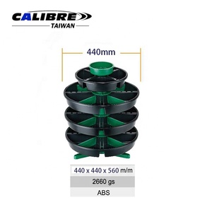 TAIWAN CALIBRE 5 niveaux stockage multifonction outil portable boîte de transport organisateur rond - Product Image 2