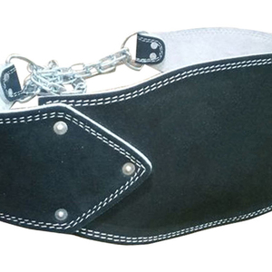 Cinturón de Cuero Negro con Cadena, Resistente, para Levantamiento de Pesas, Soporte Lumbar, Entrenamiento de Gimnasio - Product Image 3