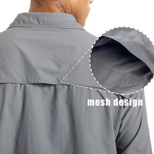 Camisa Táctica de Pesca Personalizada para Hombre, con Botones, Manga Larga, Protección Solar UPF 50, Resistente al Viento, Ventilada, Transpirable, de Secado Rápido, para Caza al Aire Libre - Product Image 5