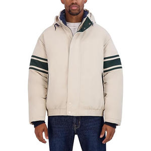 Veste bomber universitaire noire en gros, style Letterman, tendance - Product Image 5