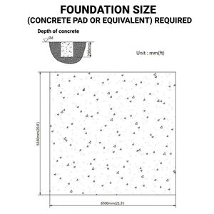 TMG-MSC2020 20 'X 20' Carport in metallo 10 'pareti laterali aperte 400 piedi quadrati da 27 GA pannelli ondulati garage e tettoie auto - Product Image 4
