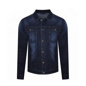 Chaqueta de mezclilla de algodón de color sólido para hombre, talla grande, con relleno de plumón, estilo casual, para primavera, con cierre de un solo botón. - Product Image 3