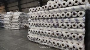 Rouleau de tissu non tissé blanc agrotextile coupe-vent anti-UV léger pour la couverture des cultures en serre agricole - Product Image 5