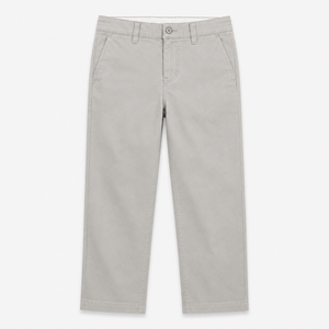 Pantalon Chino en Twill de Coton Respirant et Durable Coupe Droite pour Garçons, Teint en Pièce, Vêtement Décontracté pour l'École, Vente en Gros, OEM, ODM, Personnalisé - Product Image 1