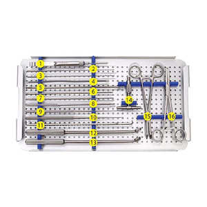 Kit d'instruments orthopédiques professionnels pour clous intramédullaires à verrouillage, pour chirurgie de la colonne vertébrale et des fractures, avec source d'alimentation manuelle, par Dentavex - Product Image 6