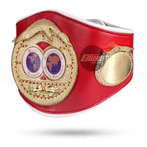 Cinturón de Campeonato Internacional de Boxeo IBF de Primera Calidad, Correa de Cuero Roja, Placa Central con Diseño de Águila, Tamaño Personalizado - Product Image 5