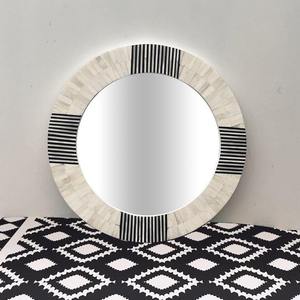 Hot Selling Vintage Wooden Wall <b>Mirror</b> Frame Designed with Premium Carved Details and Rustic Finished for an Attractive Look - Product Image 5