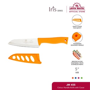 Cuchillo para Frutas con Código de Color JAYA MATA JM455, 5 Pulgadas, Acero Inoxidable, Ambidiestro, Apto para Lavavajillas, con Funda Protectora, para Cocina - Product Image 2