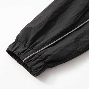 Chaqueta y Pantalones Deportivos de Nailon con Cierre Reflectante, Traje de Jogging Personalizado de Dos Piezas, Chaqueta Cortavientos Ligera - Product Image 3