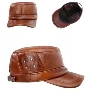Custom Embroidery Logo Sporty <b>Baseball</b> Leather <b>Caps</b> Promotional 6-Panel Snapback Breathable Waterproof Unisex High Quality - Product Image 1