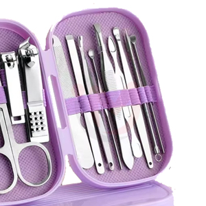 Juego de Cortaúñas Portátil 7 en 1 de Acero al Carbono con Kit de Cuidado Personalizado con Logotipo, Herramientas de Belleza para Manicura - Product Image 3