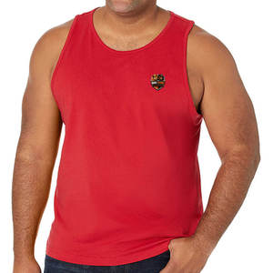 Camiseta sin mangas para hombre de alta calidad, tela suave de mezcla de algodón, ideal para entrenamiento y uso diario. - Product Image 2