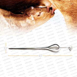 Dilatador de Tetina Veterinario de Acción de Tornillo de 13 cm de Acero Inoxidable, Instrumento para Vaso Mamario de Vacas Lecheras, para Ganado y Cuidado de Animales - Product Image 3