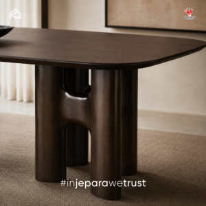 Exquisite Craftsmanship Luxury Elegant Modern Solid Teak Wood <b>Dining</b> <b>Table</b> for Villa Restaurant Home Outdoor Jepara Indonesia - Product Image 2