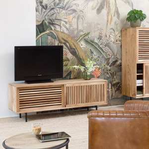 Soporte para TV de madera de acacia Vandana Mira Zenova - Product Image 1