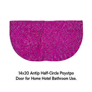 Tapete Rectangular Antideslizante de 14x20 Pulgadas, Color Sólido, Base de Goma Antideslizante, Absorbente, Fácil de Limpiar, para Uso en el Hogar, Hotel y Baño - Product Image 2