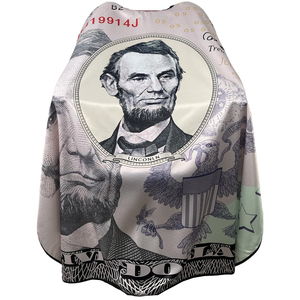 Capa de Barbero Profesional Personalizada con Cierre en el Cuello, Impresión por Sublimación, Accesorios de Barbería, Venta Caliente - Product Image 1