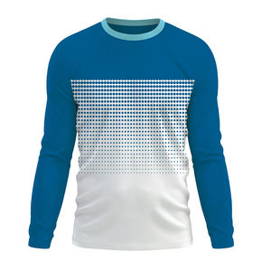 Camiseta de Manga Larga para Hombre, Talla Grande, de Secado Rápido, Transpirable, Ecológica, Antiarrugas, con Diseño Personalizado por Sublimación - Product Image 1