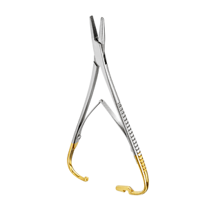เครื่องมือเย็บแผลแบบใช้ซ้ำได้ TC Mathieu Needle Driver พร้อมหัวคาร์ไบด์ สำหรับห้องผ่าตัด - Product Image 1