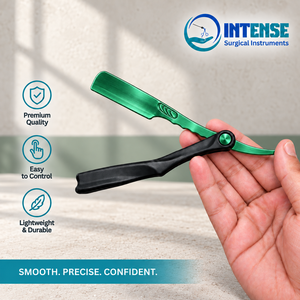 Professional Barber Shaving <b>Razor</b> <b>Set</b> with 3 Replaceable Blades Stainless Steel Straight Edge <b>Razor</b> for Salon and Grooming - Product Image 5
