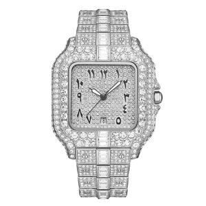 Reloj de Lujo con Movimiento de Cuarzo, Acero Inoxidable, Esfera de Cristal, Indicadores, Resistente al Agua, para Negocios y Fiestas, Venta al Por Mayor - Product Image 1