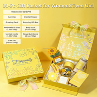 Coffrets cadeaux spa aux tons Morandi pour femmes, ensemble de bain relaxant, paniers cadeaux spa, ensemble de bain à domicile, coffret de soins personnels pour amies, adolescentes
