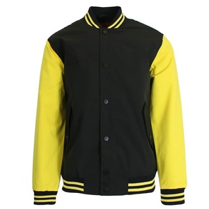 High Quality Varsity Letterman Wool and Cow Hide Leather Winter Coat with Stand Collar and Hood <b>Fleece</b> Baseball <b>Jacket</b> Sleeves - Product Image 3
